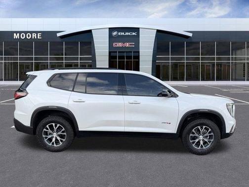 White Frost Tri-Coat 2025 GMC Acadia AT4