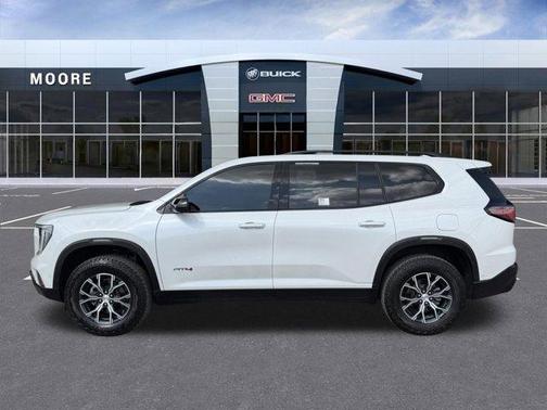 White Frost Tri-Coat 2025 GMC Acadia AT4