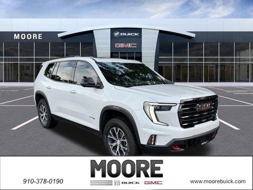 White Frost Tri-Coat 2025 GMC Acadia AT4