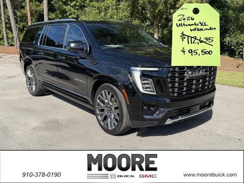 Onyx Black 2026 GMC Yukon XL Denali Ultimate