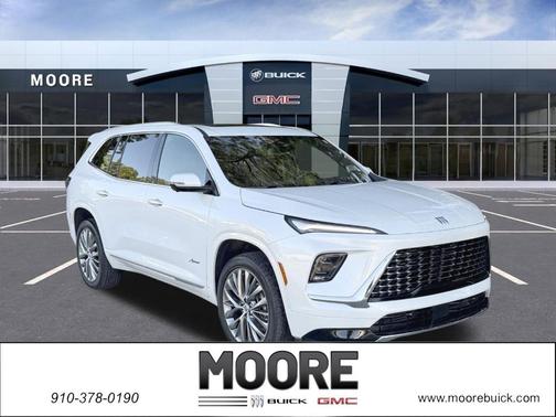 White Frost Tri-Coat 2025 Buick Enclave Avenir