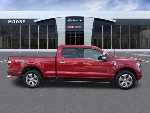 Red Metallic 2022 Ford F-150 Platinum