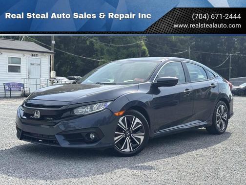 Modern Steel Metallic 2017 Honda Civic EX-T