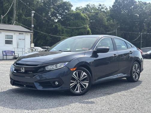 Modern Steel Metallic 2017 Honda Civic EX-T