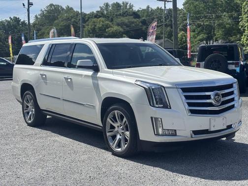 White Diamond Tricoat 2015 Cadillac Escalade ESV Premium