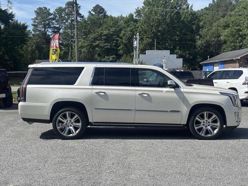 White Diamond Tricoat 2015 Cadillac Escalade ESV Premium