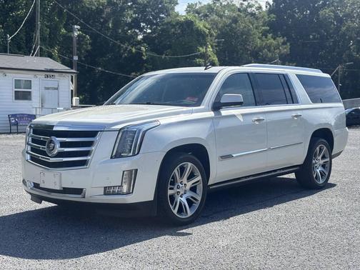 White Diamond Tricoat 2015 Cadillac Escalade ESV Premium