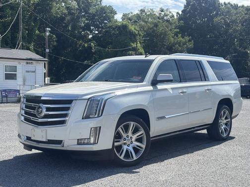 White Diamond Tricoat 2015 Cadillac Escalade ESV Premium