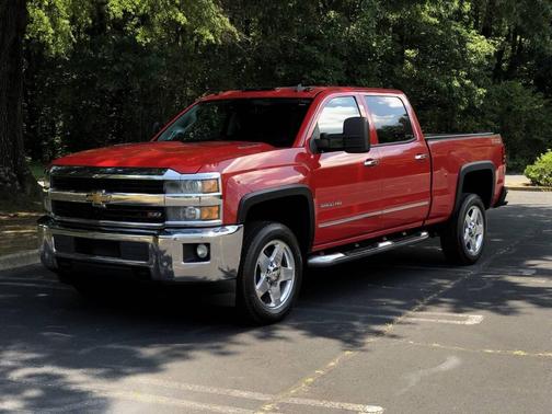 Red 2015 Chevrolet Silverado 2500 LTZ