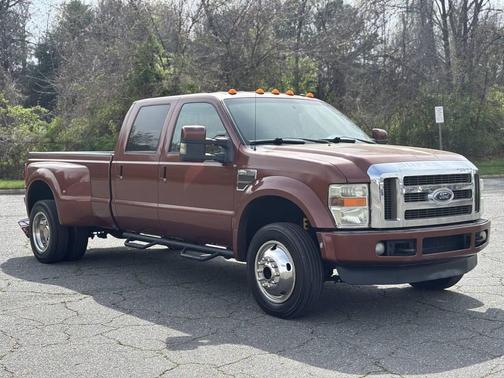 Burgundy 2008 Ford F-450 LARIAT