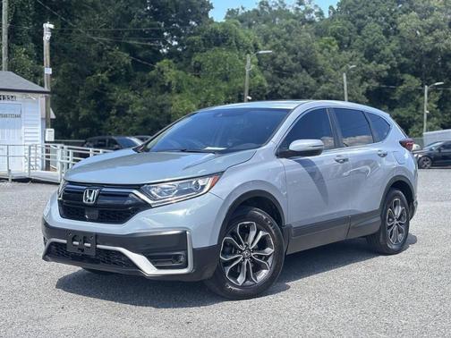 Gray 2021 Honda CR-V AWD EX-L