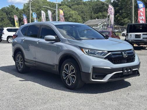Gray 2021 Honda CR-V AWD EX-L
