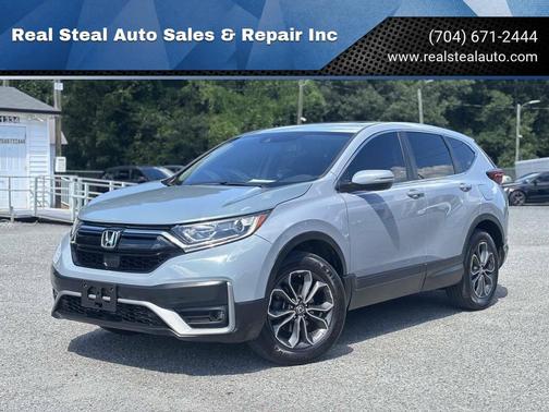 Gray 2021 Honda CR-V AWD EX-L