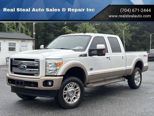 White Platinum Metallic Tri-Coat 2011 Ford F-350 King Ranch