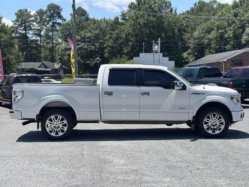 White Platinum Metallic Tri-Coat 2013 Ford F-150 Platinum