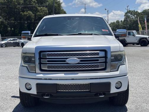White Platinum Metallic Tri-Coat 2013 Ford F-150 Platinum