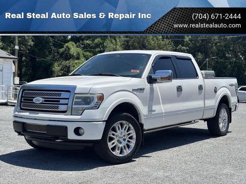 White Platinum Metallic Tri-Coat 2013 Ford F-150 Platinum