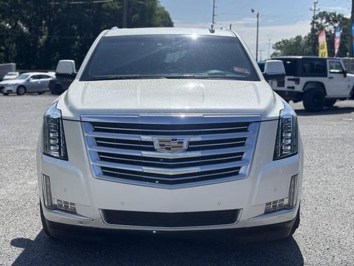 White Diamond Tricoat 2015 Cadillac Escalade Platinum