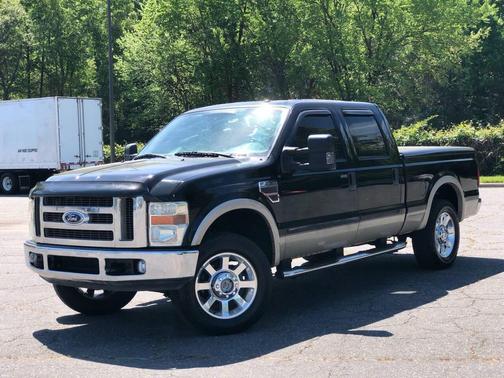 Black Clearcoat 2008 Ford F-250 Lariat