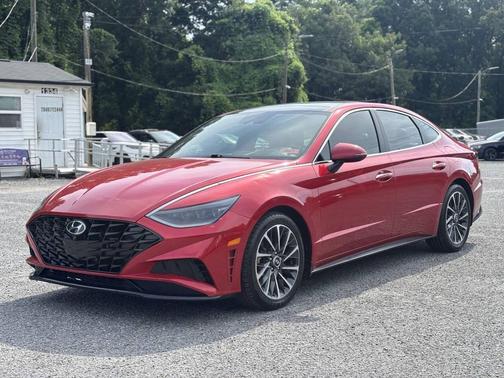 Calypso Red 2021 Hyundai SONATA Limited