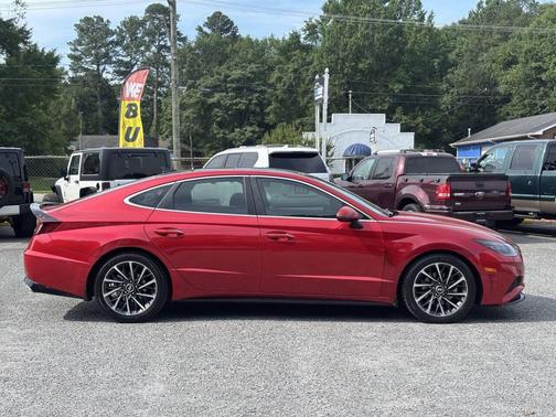 Calypso Red 2021 Hyundai SONATA Limited
