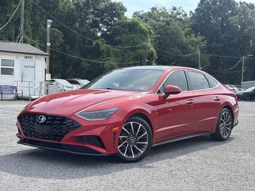 Calypso Red 2021 Hyundai SONATA Limited