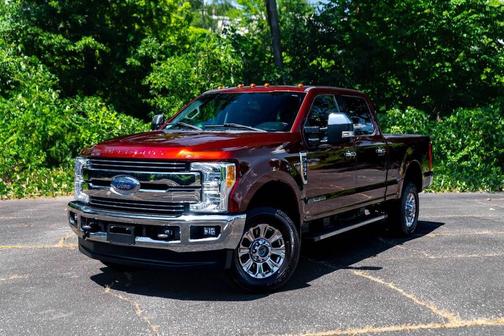 Burgundy 2017 Ford F-350 Lariat