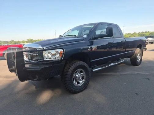 Blue 2008 Dodge Ram 3500 SLT 4x4 4dr Quad Cab 8 ft. LB SRW Pickup