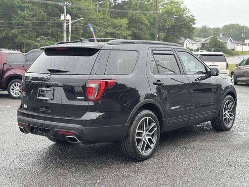 White Platinum Metallic Tri-Coat 2016 Ford Explorer Sport