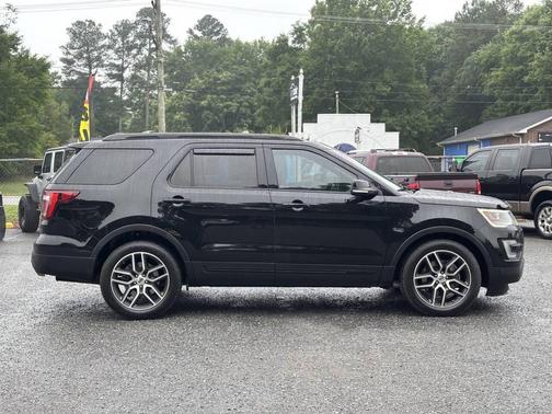 White Platinum Metallic Tri-Coat 2016 Ford Explorer Sport