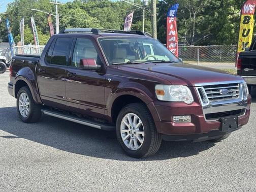 Red 2007 Ford Explorer Sport Trac Limited