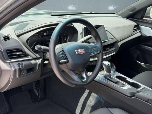 Argent Silver Metallic 2025 Cadillac CT4 Premium Luxury RWD