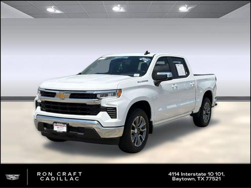 Summit White 2025 Chevrolet Silverado 1500 LT