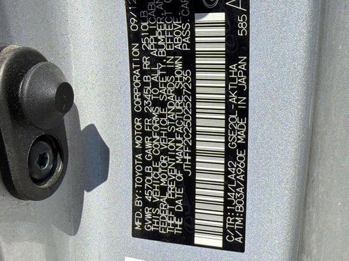 Silver Lining Metallic 2013 Lexus IS 250C Base