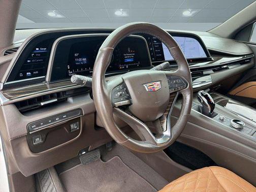 Crystal White Tricoat 2021 Cadillac Escalade Premium Luxury