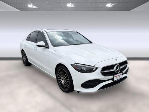 White 2023 Mercedes-Benz C-Class Sedan