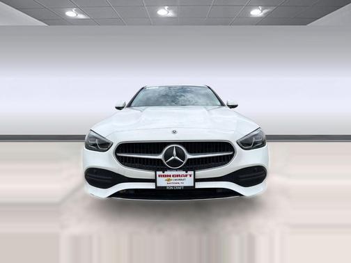 White 2023 Mercedes-Benz C-Class Sedan