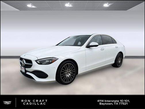 White 2023 Mercedes-Benz C-Class Sedan