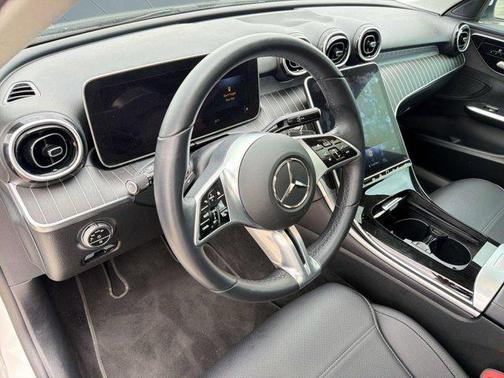 White 2023 Mercedes-Benz C-Class Sedan
