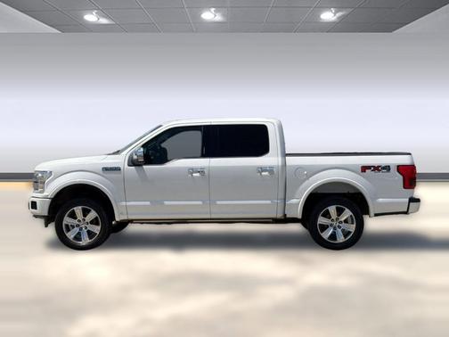 White Platinum Metallic Tri-Coat 2018 Ford F-150 Platinum