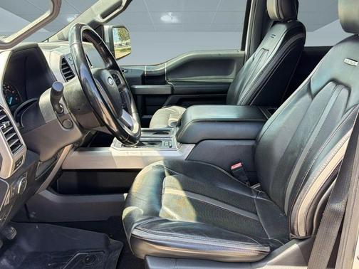 White Platinum Metallic Tri-Coat 2018 Ford F-150 Platinum