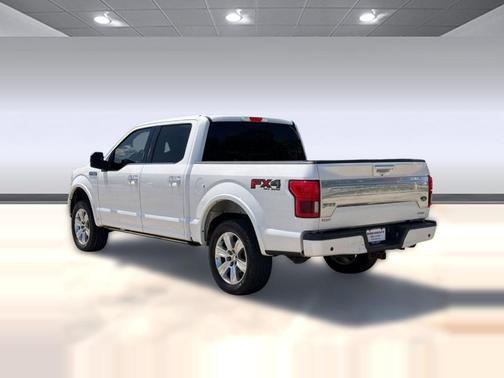 White Platinum Metallic Tri-Coat 2018 Ford F-150 Platinum