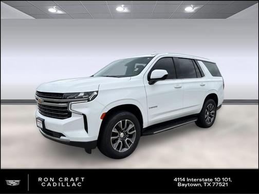 Summit White 2021 Chevrolet Tahoe LT