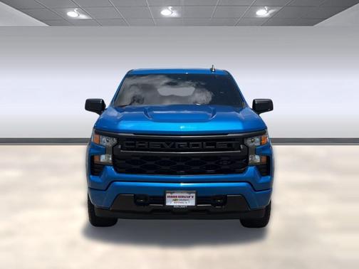 Glacier Blue Metallic 2024 Chevrolet Silverado 1500 Custom