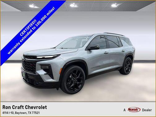 Sterling Gray Metallic 2025 Chevrolet Traverse RS