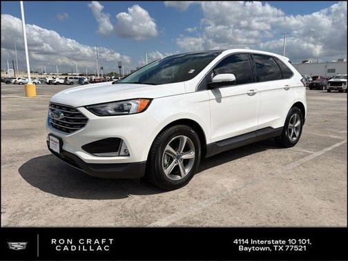 Star White Metallic Tri-Coat 2020 Ford Edge SEL