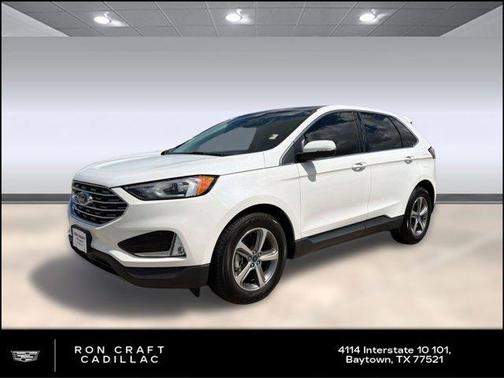Star White Metallic Tri-Coat 2020 Ford Edge SEL