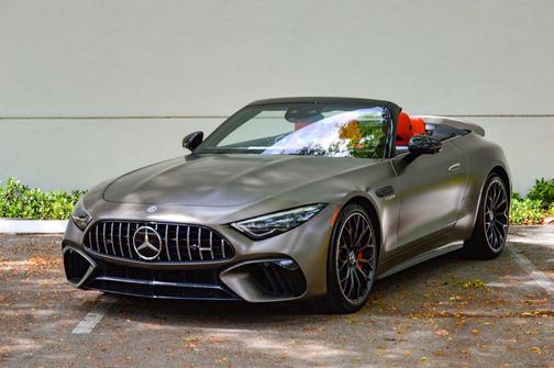 Gray 2022 Mercedes-Benz AMG SL 55 Base