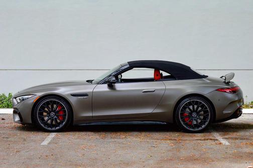 Gray 2022 Mercedes-Benz AMG SL 55 Base