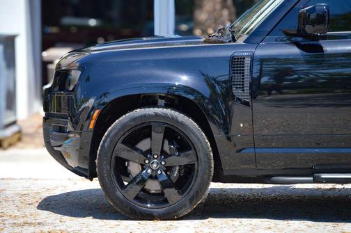 Black 2025 Land Rover Defender V8